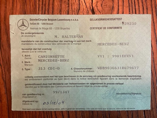 Mercedes 313cdi sprinter (7 plaatsen!) - afbeelding 6 van  30