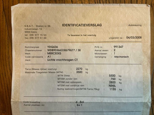 Mercedes 313cdi sprinter (7 plaatsen!) - afbeelding 23 van  30