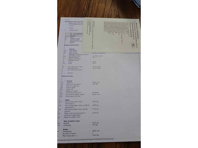 Mercedes 420 cl, 1998 - afbeelding 14 van  23