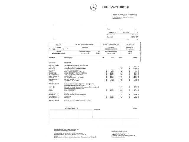 Mercedes a200, 2019 - afbeelding 28 van  36