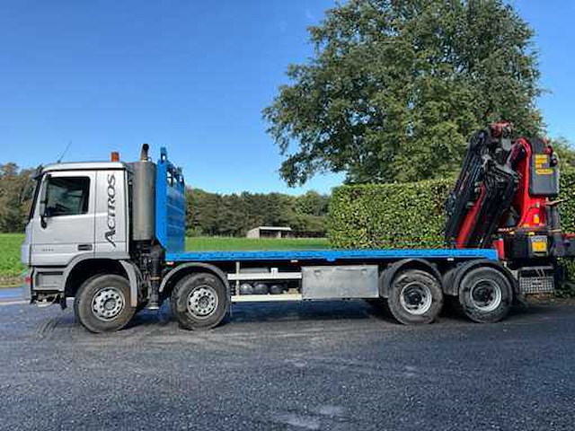 Mercedes actros v8 8x4 met palfinger kraan pk78002 + jib - afbeelding 11 van  52