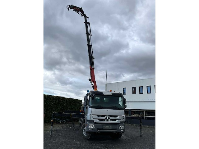 Mercedes actros v8 8x4 met palfinger kraan pk78002 + jib - afbeelding 31 van  52