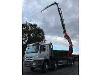 Mercedes actros v8 8x4 met palfinger kraan pk78002 + jib - afbeelding 33 van  52