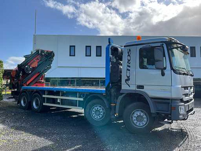 Mercedes actros v8 8x4 met palfinger kraan pk78002 + jib - afbeelding 41 van  52