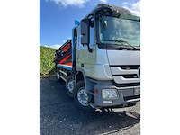 Mercedes actros v8 8x4 met palfinger kraan pk78002 + jib - afbeelding 45 van  52