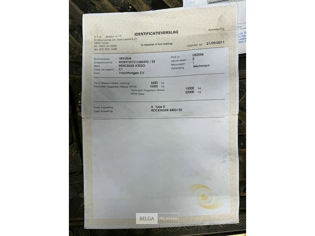 Mercedes atego 1522 - afbeelding 14 van  33