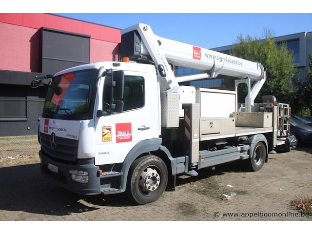 Mercedes atego, 1e insch 06/03/2019, 211352km, 210kw, diesel, 2, mtm 13500kg, tarra 11670kg, wdb96700610296115, keuring tot 11/03/2027, insch. deel i en ii, coc en identificatieverslag, hoogwerker ruthmann steiger t285.3 hv12, bouwjaar 2019 - afbeelding 1 van  21