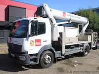 Mercedes atego, 1e insch 06/03/2019, 211352km, 210kw, diesel, 2, mtm 13500kg, tarra 11670kg, wdb96700610296115, keuring tot 11/03/2027, insch. deel i en ii, coc en identificatieverslag, hoogwerker ruthmann steiger t285.3 hv12, bouwjaar 2019 - afbeelding 1 van  21