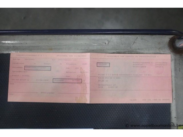 Mercedes atego, eerste inschrijving 14/06/2002, diesel, manueel, mtm 11.990 kg, tarragewicht 8.200 kg, 524 450km vlgs ltst keuring, open laadbak, chassisnummer wdb9702581k750467, keuring geldig tot 17/06/2027 - afbeelding 9 van  19