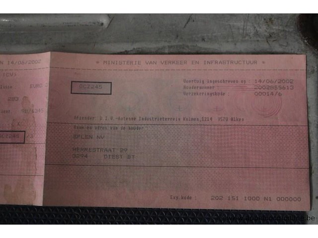 Mercedes atego, eerste inschrijving 14/06/2002, diesel, manueel, mtm 11.990 kg, tarragewicht 8.200 kg, 524 450km vlgs ltst keuring, open laadbak, chassisnummer wdb9702581k750467, keuring geldig tot 17/06/2027 - afbeelding 11 van  19