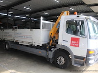 Mercedes atego, eerste inschrijving 14/06/2002, diesel, manueel, mtm 11.990 kg, tarragewicht 8.200 kg, 524 450km vlgs ltst keuring, open laadbak, chassisnummer wdb9702581k750467, keuring geldig tot 17/06/2027 - afbeelding 13 van  19