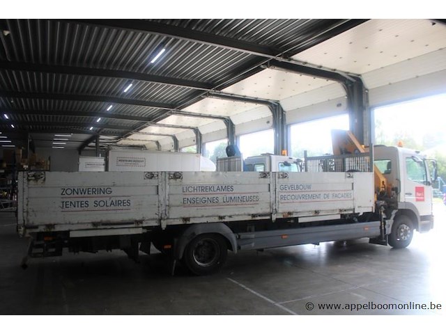 Mercedes atego, eerste inschrijving 14/06/2002, diesel, manueel, mtm 11.990 kg, tarragewicht 8.200 kg, 524 450km vlgs ltst keuring, open laadbak, chassisnummer wdb9702581k750467, keuring geldig tot 17/06/2027 - afbeelding 14 van  19