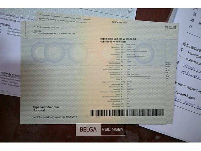 Mercedes autopomp vrachtwagen - afbeelding 25 van  42