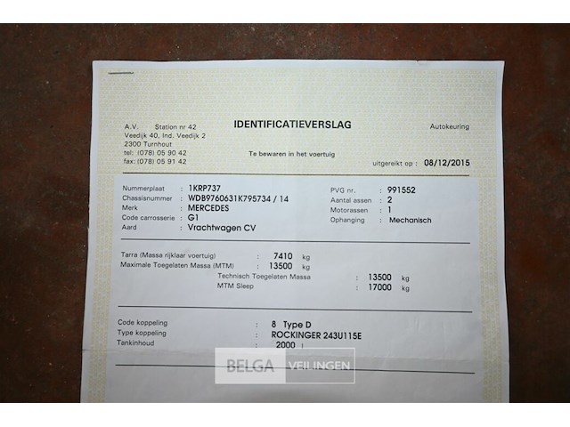 Mercedes autopomp vrachtwagen - afbeelding 28 van  42