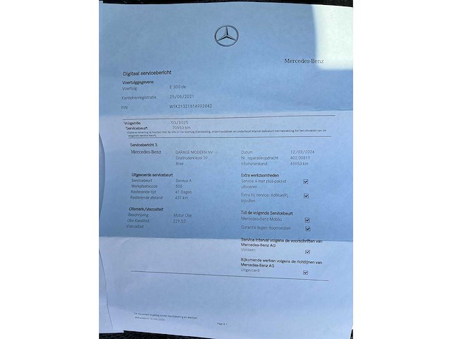 Mercedes-benz - 2021 - e 300 de - personenauto - afbeelding 16 van  23