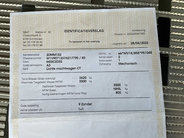 Mercedes-benz - 2023 - sprinter - sprinter - personenauto - afbeelding 24 van  34