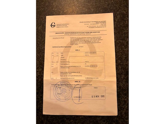 Mercedes-benz - sl 280 - oldtimer - afbeelding 9 van  19