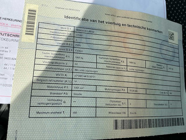 Mercedes-benz 108 cdi catan bedrijfswagen - afbeelding 24 van  24