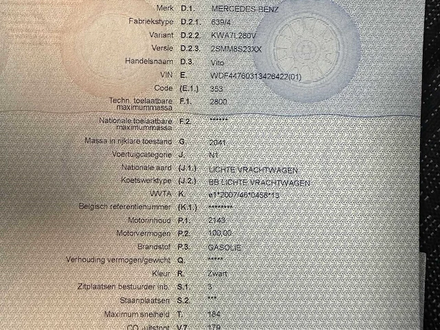Mercedes-benz 114 cdi long vito bedrijfswagen - afbeelding 9 van  17