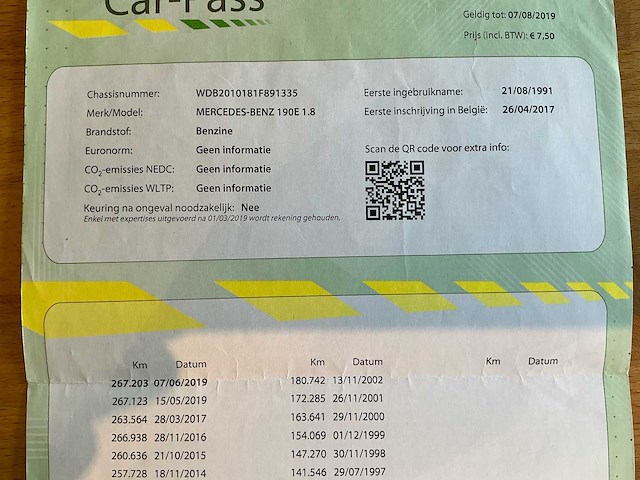 Mercedes-benz 190e oldtimer - afbeelding 37 van  43