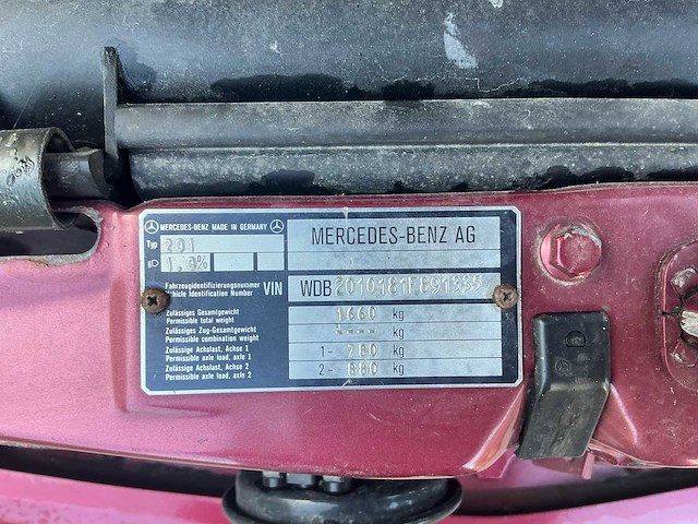 Mercedes-benz 190e oldtimer - afbeelding 30 van  43