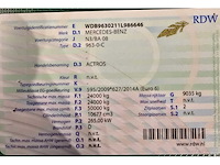 Mercedes-benz 2015 actros mp4 vrachtwagen - afbeelding 33 van  44