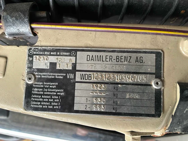 Mercedes-benz 240 d w123 240 d w123 voorouders - afbeelding 29 van  47