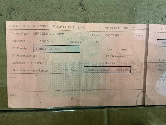 Mercedes benz 250 se berline oldtimer - afbeelding 46 van  50