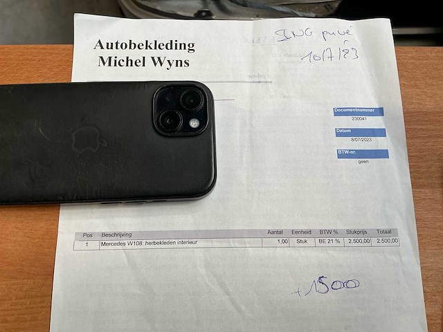 Mercedes-benz 280s (w108) 1968 oldtimer - afbeelding 77 van  78