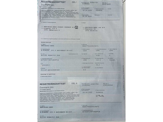 Mercedes-benz a-klasse, 200d,2022 - afbeelding 21 van  23