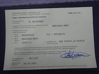 Mercedes-benz actros 1928/7.1, eerste inschrijving 2001-05-03, 347.882 km, manueel, mtm 19.000 kg, tarragewicht 10.470 kg, laadvermogen 8.455 kg, vrachtwagen met open laadbak en laadkraan, chassisnummer wdb9505061k564634, keuring geldig tot 09/05/2027 - afbeelding 11 van  21