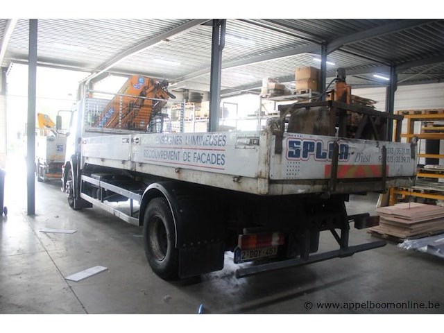 Mercedes-benz actros 1928/7.1, eerste inschrijving 2001-05-03, 347.882 km, manueel, mtm 19.000 kg, tarragewicht 10.470 kg, laadvermogen 8.455 kg, vrachtwagen met open laadbak en laadkraan, chassisnummer wdb9505061k564634, keuring geldig tot 09/05/2027 - afbeelding 16 van  21