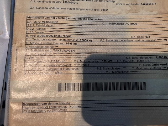 Mercedes-benz actros, 2003 - afbeelding 50 van  57