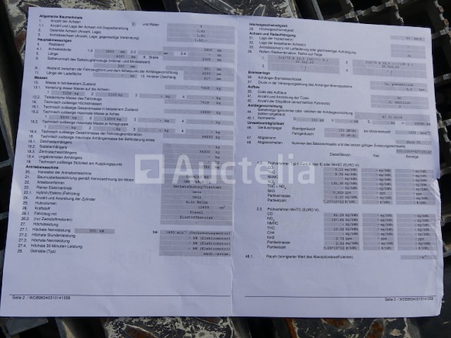 Mercedes-benz actros trekker (2017-690.339 km-vin:wdb96340310141358) - afbeelding 15 van  25