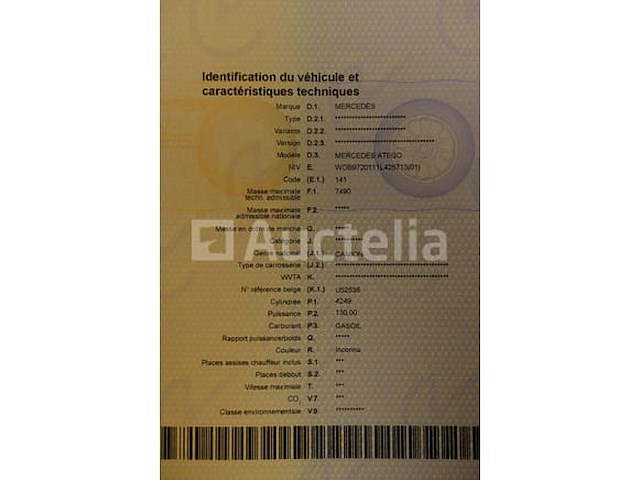 Mercedes-benz atego kiepwagen (2009-181,558 km)(vin:wdb9720111l425713) - afbeelding 42 van  52