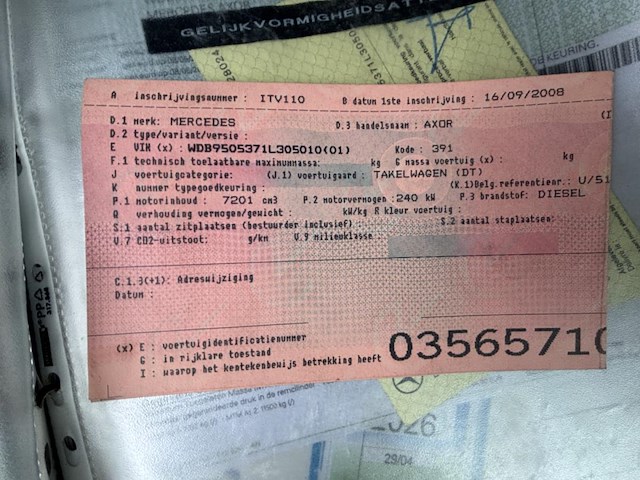 Mercedes-benz axor, 2008 - afbeelding 40 van  50
