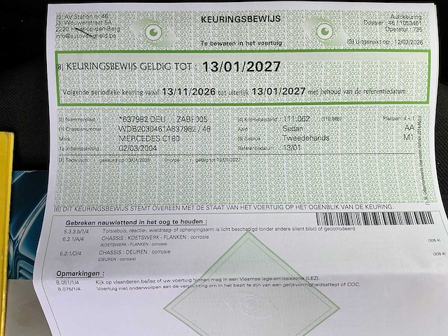 Mercedes-benz c-klasse c180 kompressor classic personenauto - afbeelding 28 van  45