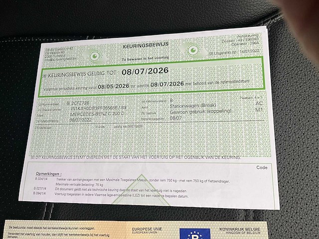 Mercedes-benz c200d break 2022 - afbeelding 61 van  66