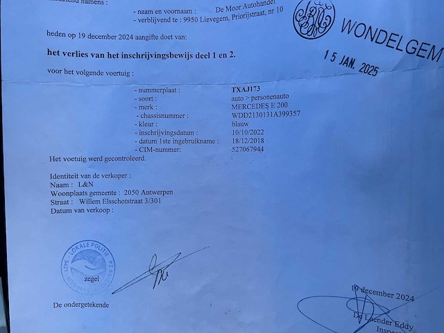 Mercedes-benz e200 d personenauto - afbeelding 26 van  32