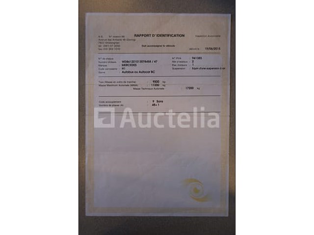 Mercedes-benz eo405 bus (1994-679,230 km-vin:wdb61201013078458) - afbeelding 50 van  83