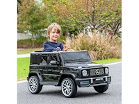Mercedes-benz g 63 amg elektrische kinderauto - zwart - afbeelding 2 van  3