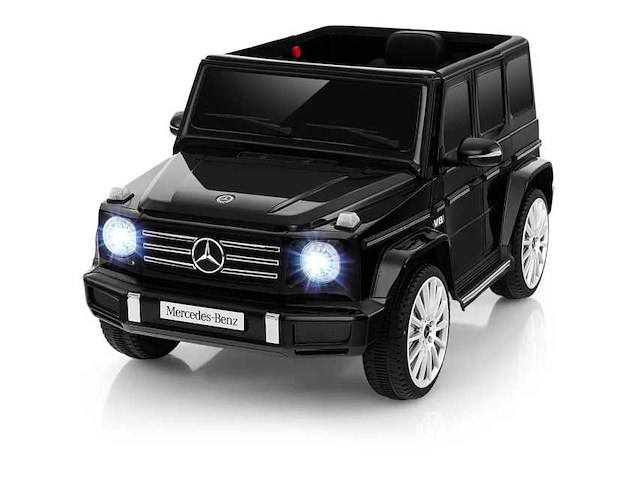 Mercedes-benz g500 elektrische kinderauto met afstandsbediening en muziekverbinding - afbeelding 2 van  7