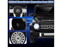 Mercedes-benz g500 elektrische kinderauto met afstandsbediening en muziekverbinding - afbeelding 3 van  7