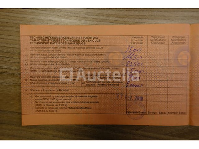 Mercedes-benz sprinter 310 cdi (2010-194,130 km) kantelbus (vin:wdb9061351n433805) - afbeelding 29 van  58