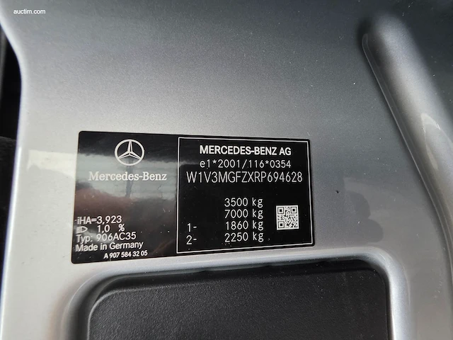 Mercedes-benz sprinter 319 cdi tourer l3 2024 - afbeelding 16 van  47