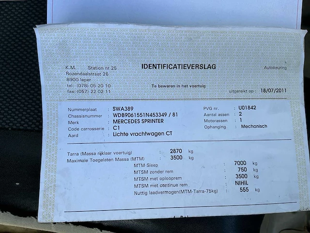 Mercedes-benz sprinter 516 cdi / 3.5 3 kant kipper bedrijfswagen - afbeelding 15 van  22