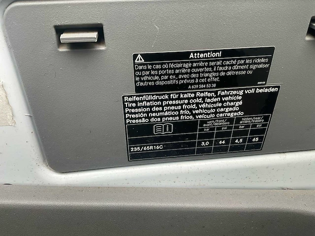 Mercedes-benz sprinter 906bb35 mercedes-benz sprinter – werkplaatsvoertuig – 2,2 cdi – automatisch – 2012 - afbeelding 20 van  27