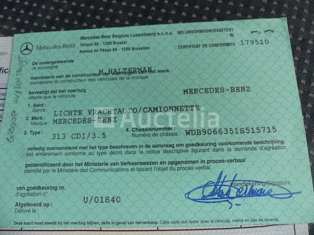 Mercedes-benz sprinter bestelwagen (2010-285,240 km) - afbeelding 8 van  28