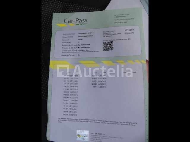 Mercedes-benz sprinter bestelwagen (2010-285,240 km) - afbeelding 16 van  28