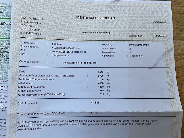 Mercedes-benz vito 108d vito westfalia marco polo camper - afbeelding 42 van  47